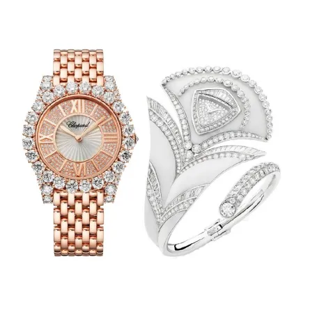 ساعات بتصاميم مميزة من أفضل دور المجوهرات العالمية