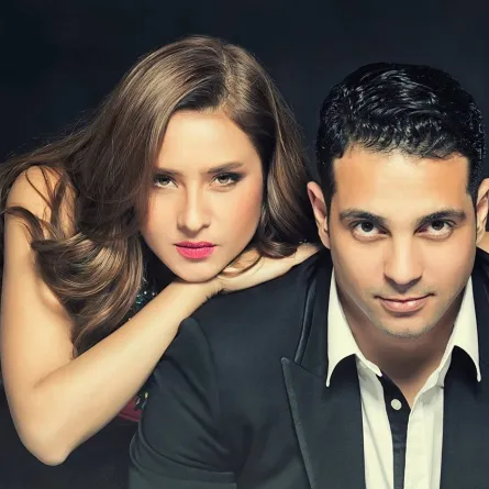 نيللي كريم وزوجها السابق هاني أبو النجا - الصورة من حسابه على الفيس بوك