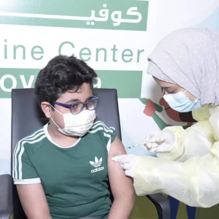 تطعيم الأطفال ضد كورونا - الصورة من حساب وزارة الصحة السعودية على تويتر