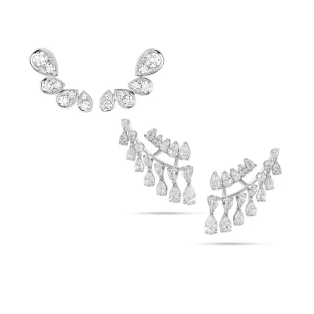 موديلات أقراط متسلقة لشتاء 2022