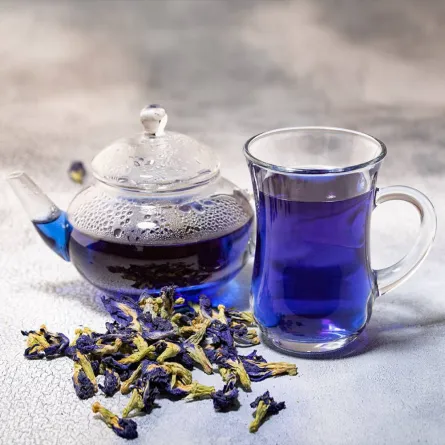 فوائد الشاي الأزرق للنساء