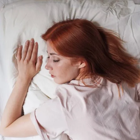 صورة لحامل نائمة