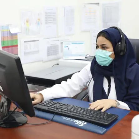 خدمة العيادات الافتراضية