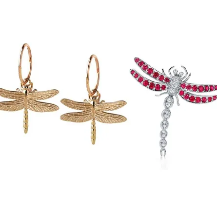 مجوهرات على شكل اليعسوب