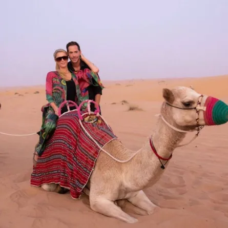 باريس هيلتون وزوجها كارتر ريوم في دبي - الصورة من حسابها في إنستغرام