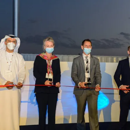 لقطات من انطلاق مشروع حفظ الطاقة الكهربائية الحرارية - الصورة من وام