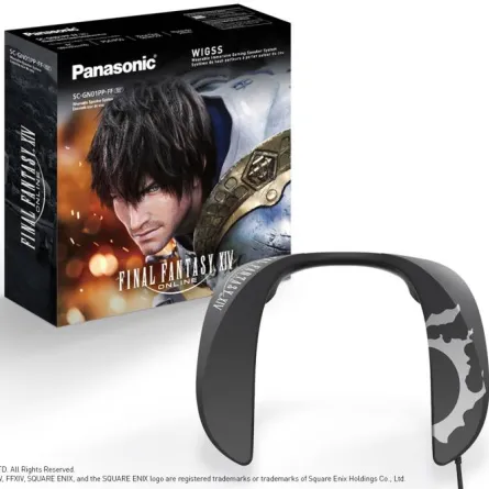 صورة سماعة الرقبة الجديدة من باناسونيك ولعبة فاينال فانتازي