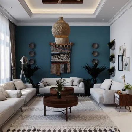 عناصر الطبيعة في المساحات المنزلية