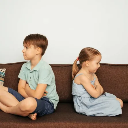 صورة لشقيقين في حالة خصام بسبب الغيرة