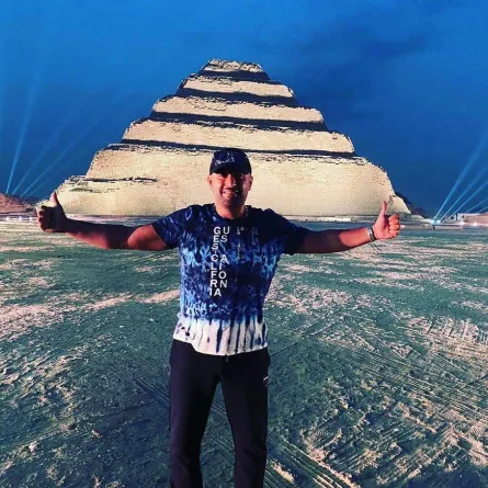 النجم أحمد السقا - الصورة من حسابه على انستغرام 