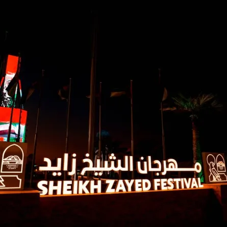 مهرجان الشيخ زايد. الصورة من "وام"