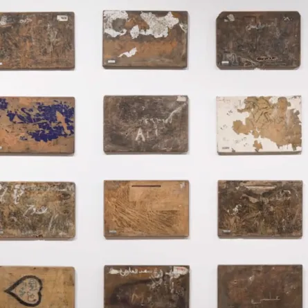 عمل فني للفنان مهدي الجريبي - الصورة من حساب البينالي على تويتر