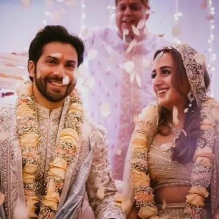 زفاف فارون داهاوان وناتاشا دلال- الصورة من حساب فارون داهاوان على إنستغرام