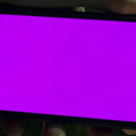 صورة شاشة وردية تسبب عطلا في آيفون 13