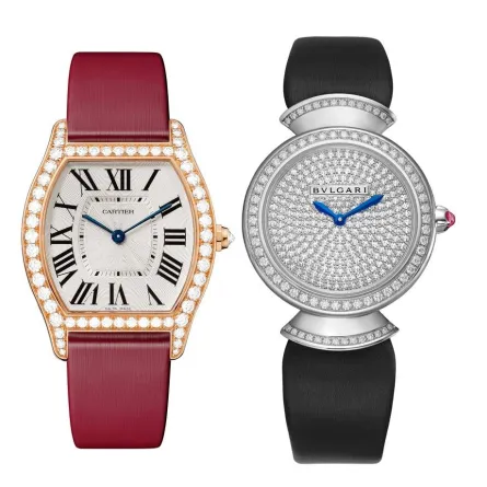 موديلات ساعات ناعمة بأحزمة ساتان