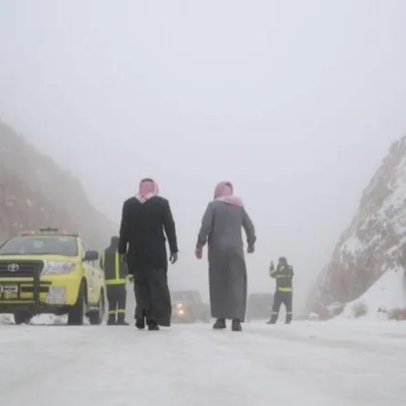 المركز الوطني للأرصاد الجوية يعلن تأثر بعض مناطق المملكة بكتلة هوائية باردة يصاحبها انخفاض درجات الحرارة بدءا من اليوم