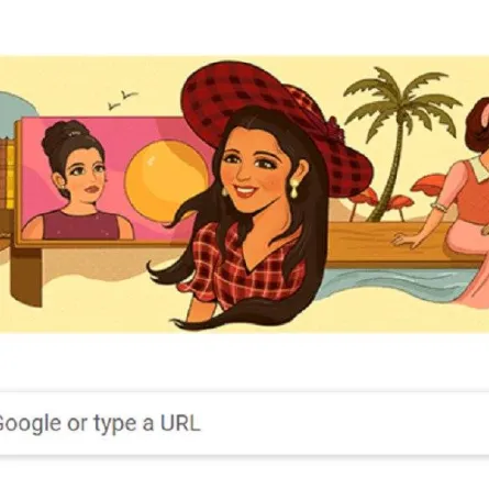 صورة احتفال محرك البحث جوجل بذكرى سعاد حسني 