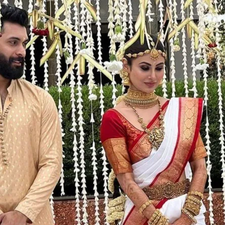 زفاف موني روي وسوراج نامبيار- الصورة من حساب أرجون بيجلاني على إنستغرام