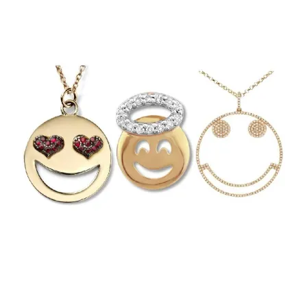 مجوهرات على شكل رسوم إيموجي