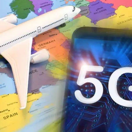 تأثيرات شبكة الجيل الخامس في الطيران   