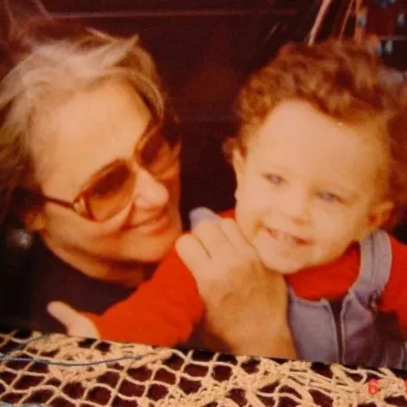 حسام حبيب وجدته - الصورة من حسابه على انستغرام