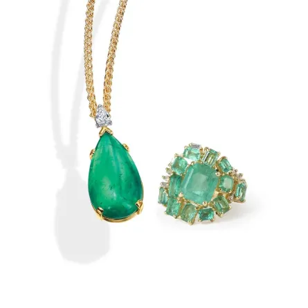 مجوهرات الزمرد الكولومبي.. حجر نادر وقيّم