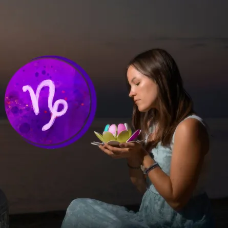 المرأة الجدي والحظ