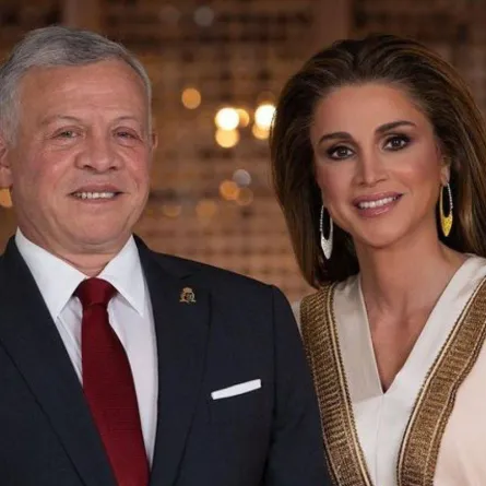 الملكة رانيا والملك عبدالله الثاني- الصورة من حساب الملكة رانيا على إنستغرام