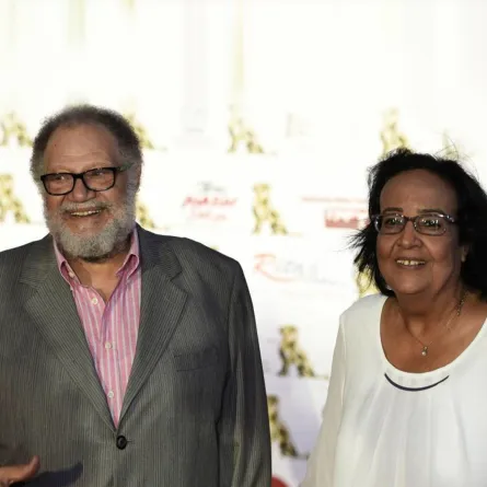 يحيى الفخراني ولميس جابر - الصورة من أرشيف المحرر