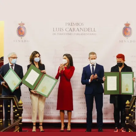 الملكة ليتيزيا في جوائز الصحافة البرلمانية- الصورة من موقع Royal Central