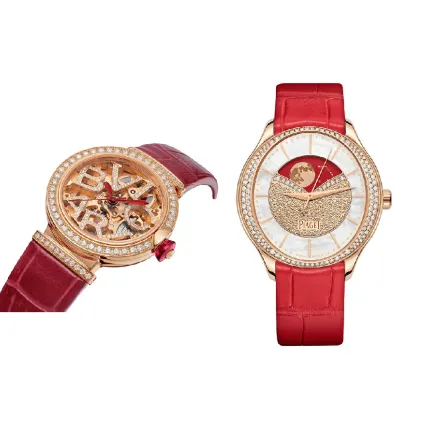 موديلات ساعات ملونة بحركة عقارب ثلاثية