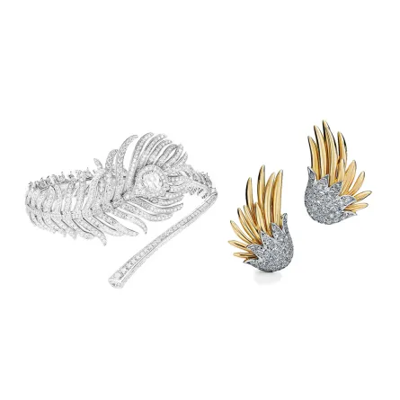 موديلات مجوهرات بتصاميم الريش