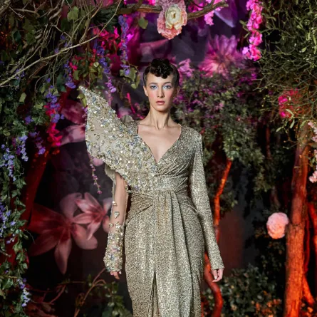 موديلات فساتين سهرة ترتر لربيع 2022 من لاميتامورفوس  La Metamorphose