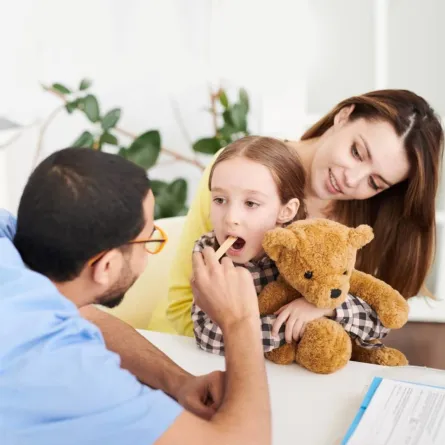 أعراض اللحمية عند الأطفال