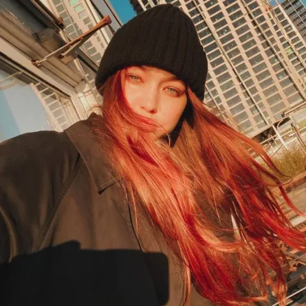 جيجي حديد - الصورة من حسابها في انستغرام