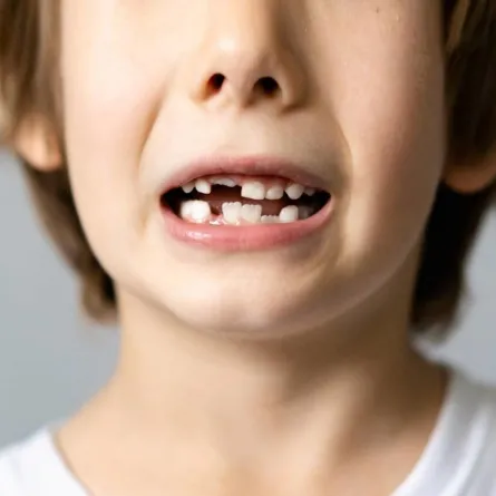الأسنان اللبنية تبدأ بالسقوط مع سن المدرسة