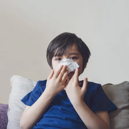 يتعرض الطفل للحساسية التنفسية