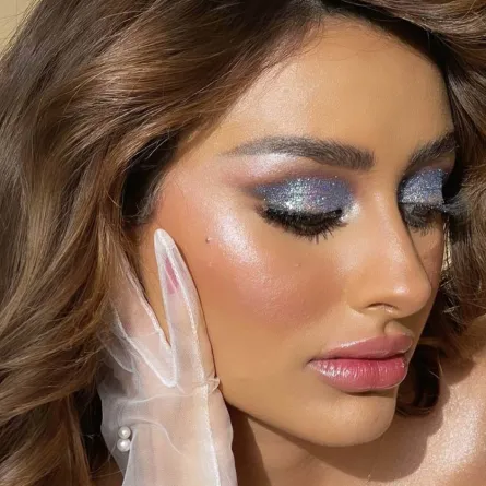 مكياج عروس صارخ بأنامل ريم مانع -الصورة من حسابها على الانستغرام