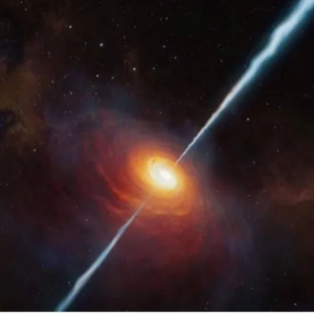 جسمًا فضائيًا  يُصدر إشارات  طاقة