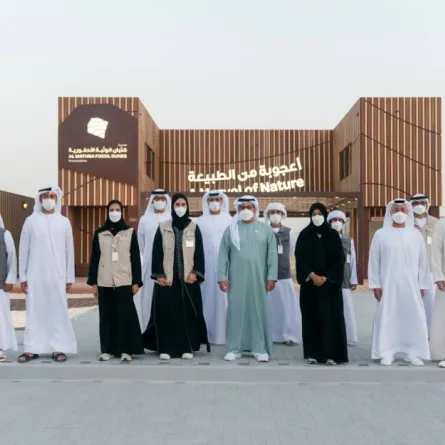 أبوظبي تفتتح محمية كثبان الوثبة الأحفورية اعتبارا من 5 فبراير. الصورة من "وام"