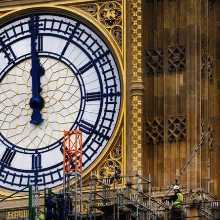 ترميم ساعة بيغ بن - الصورة من موقع BBC