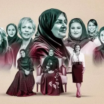 الإمارات ومصر تتصدران قائمة أقوى 50 سيدة أعمال في الشرق الأوسط. الصورة من فوربس الشرق الأوسط