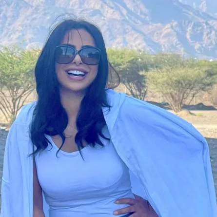 هند البلوشي- الصورة من حسابها على الانستغرام