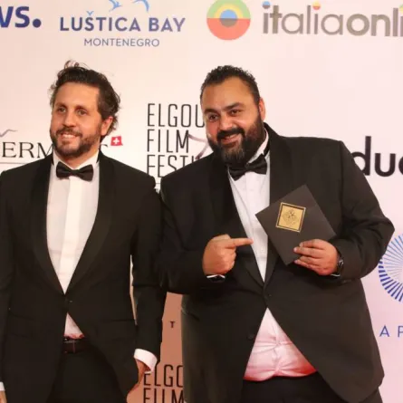 هشام ماجد وشيكو - الصورة من حساب هشام ماجد على الفيس بوك