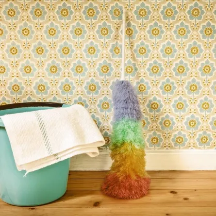 طرق متبعة في تنظيف ورق الحائط