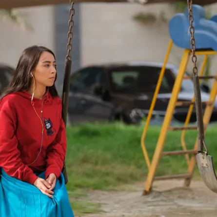 سارة طيبة في مسلسل جميل جداً - الصورة من المسؤول الإعلامي لمجموعة mbc