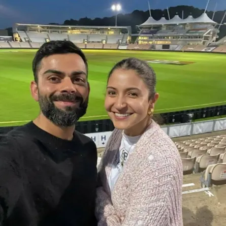 أنوشكا شارما وفيرات كولي- الصورة من حساب أنوشكا شارما على إنستغرام