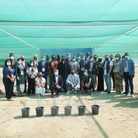 وزارة التغير المناخي تنظم فعالية "رسالة الإمارات للعالم: العمل من أجل المناخ". الصورة من "وام"