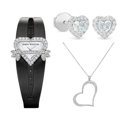 دللي نفسك بمجوهرات ثمينة على شكل قلب في يوم الحب