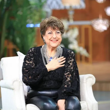 إيناس جوهر - الصورة من حساب برنامج معكم على الفيس بوك